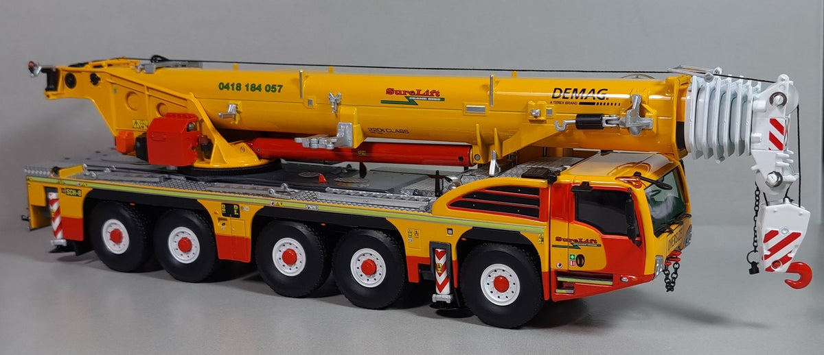 1:50 Demag AC220-5 Mobile Crane -- Surelift Crane Hire -- IMC 31-0273