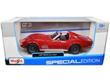 1:24 1970 Chevrolet Corvette Convertible -- Red -- Maisto