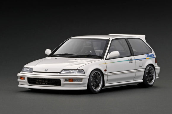 1:18 Honda Civic (EF9) SiR -- White -- Ignition Model IG3122