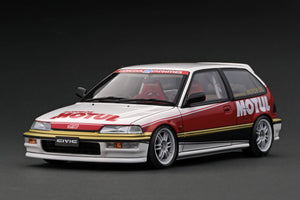 1:18 Honda Civic (EF9) SiR -- MOTUL White/Red -- Ignition Model IG3123