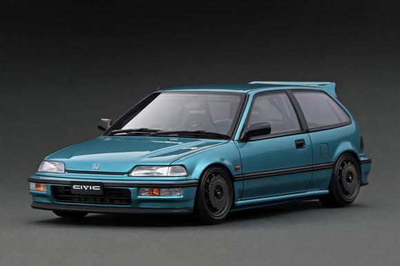 1:18 Honda Civic (EF9) SiR -- Green Metallic -- Ignition Model IG3124