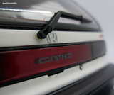 (Pre-Order) 1:18 Honda Civic (EF9) SiR -- White/Black -- Ignition Model IG3126