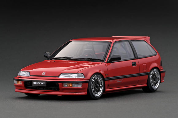 1:18 Honda Civic (EF9) SiR -- Red -- Ignition Model IG3127