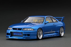 1:18 Nissan Skyline GT-R (BCNR33) GReddy -- Blue -- Ignition Model IG3128