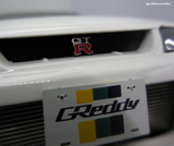 (Pre-Order) 1:18 Nissan Skyline GT-R (BCNR33) GReddy -- Pearl White -- Ignition Model IG3129