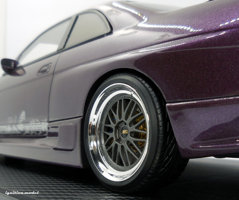 1:18 Nissan Skyline GT-R (BCNR33) GReddy -- Midnight Purple -- Ignitio