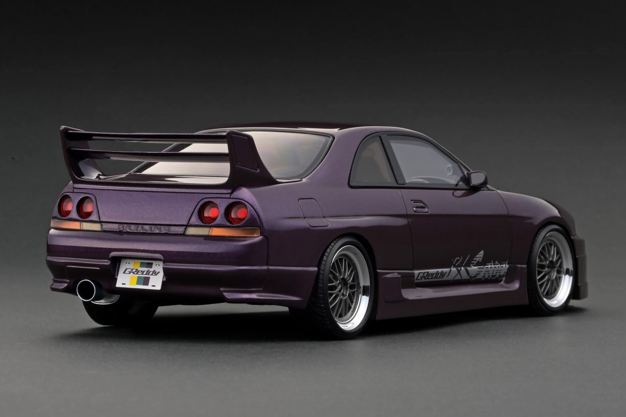 (今だ) 1/18 GReddy GT-R BCNR33 1/18 Ignition Model GReddy Nissan GT-R Skyline (BCNR33) Blue