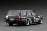 1:18 Datsun Bluebird (510) Wagon -- Kaido House Matte Black -- Ignition Model IG