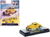 1:64 1932 Ford Three Window Coupe -- Mooneyes Yellow -- M2 Machines