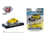 1:64 1932 Ford Three Window Coupe -- Mooneyes Yellow -- M2 Machines