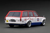 1:18 Datsun Bluebird (510) Wagon -- Kaido House Red/White/Blue -- Ignition IG315