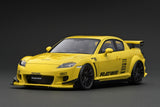 (Pre-Order) 1:18 Mazda RX-8 (SE3P) RE Amemiya -- Yellow  -- Ignition Model IG3177