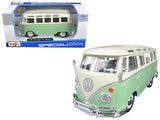 1:25 Volkswagen Kombi Van Samba Bus -- Green/Cream -- Maisto (1:24)