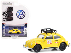 1:64 Volkswagen Classic Beetle -- Taxi "Lima Peru" Yellow w/Roof Rack --  Greenlight