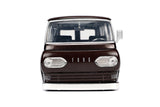 1:24 Red M&M's w/Ford Econoline Minibus Brown -- JADA