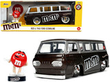 1:24 Red M&M's w/Ford Econoline Minibus Brown -- JADA