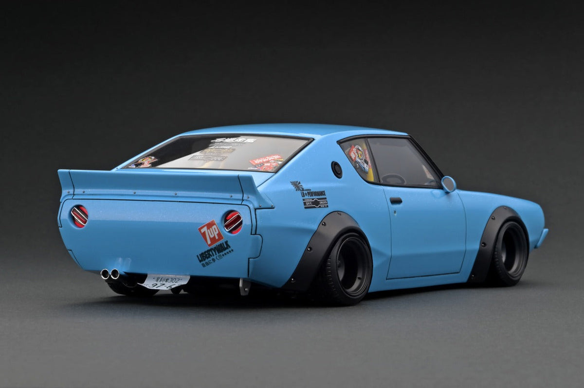 1:18 LBWK Kenmeri 2Dr -- Liberty Walk Light Blue -- Ignition Model IG3