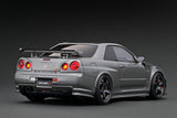 (Pre-Order) 1:18 Nissan R34 Skyline GT-R NISMO Omori Factory CRS -- Gun Metallic Grey -- Ignition Model IG3223