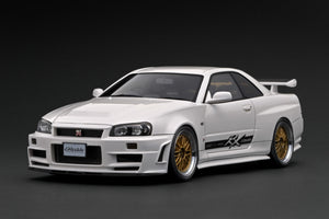 1:18 Nissan R34 Skyline GT-R GReddy 34RX -- White