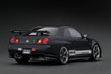 (Pre-Order) 1:18 Nissan R34 Skyline GT-R -- HKS Black -- Ignition Model IG3228