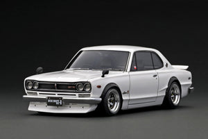 1:18 Nissan Skyline 2000 GT-R (KPGC10) -- White -- Ignition Model IG3235
