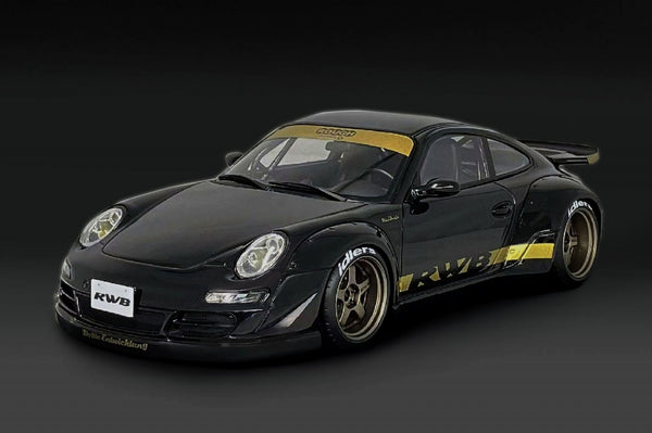 1:18 RWB 997 -- Black w/Gold Stripes -- Ignition Model