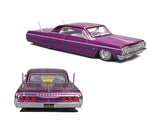 1:26 1964 Chevrolet Impala SS Lowrider -- Candy Purple -- Maisto Design (1:24)