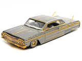 1:26 1964 Chevrolet Impala SS Lowrider -- Grey Metallic -- Maisto Design (1:24)