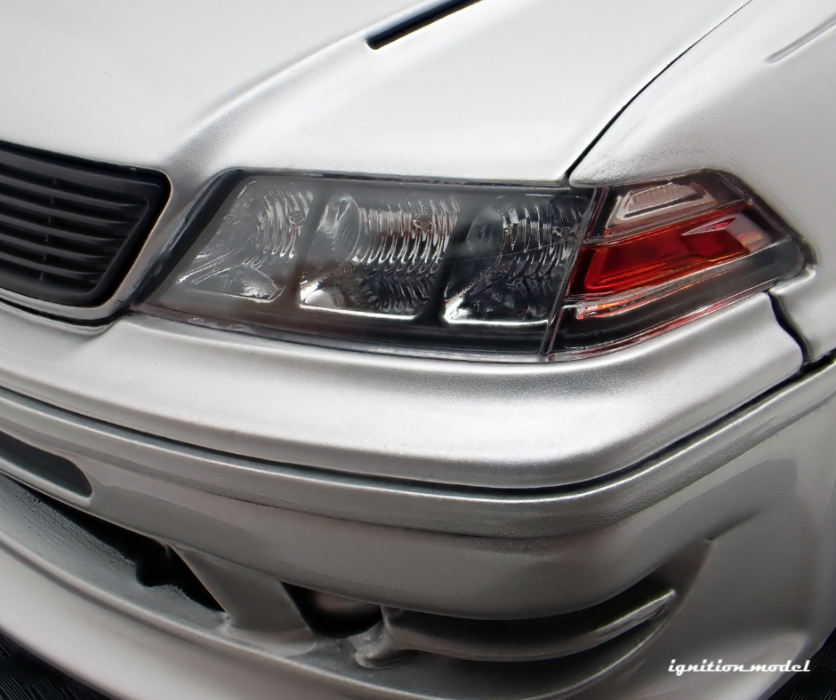 1:18 Toyota JZX100 MARK-II VERTEX -- Silver -- Ignition Model IG3578