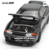 1:64 Nissan R32 Skyline GTR -- Gun Grey Metallic -- Pop Race