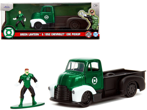 1:32 Green Lantern w/1952 Chevrolet COE Pickup Truck -- DC JADA