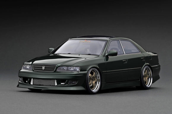 1:18 Toyota Chaser JZX100 VERTEX -- Green Metallic -- Ignition Model IG3315