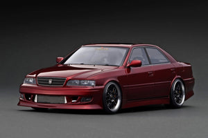 1:18 Toyota Chaser JZX100 VERTEX -- Red Metallic -- Ignition Model IG3316