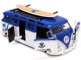 1:24 Mickey Mouse w/Volkswagen T1 Kombi Bus & Surfboard -- Disney -- JADA VW