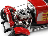 1:18 1932 Ford 5-Window Coupe Hot Rod -- Red w/Flames -- MotorMax