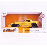 1:24 2008 Dodge Viper SRT10 -- Yellow -- JADA
