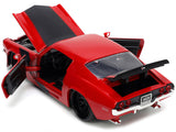 1:24 1971 Chevrolet Camaro Z/28 -- Red w/Black Stripes -- JADA: Big Time Muscle