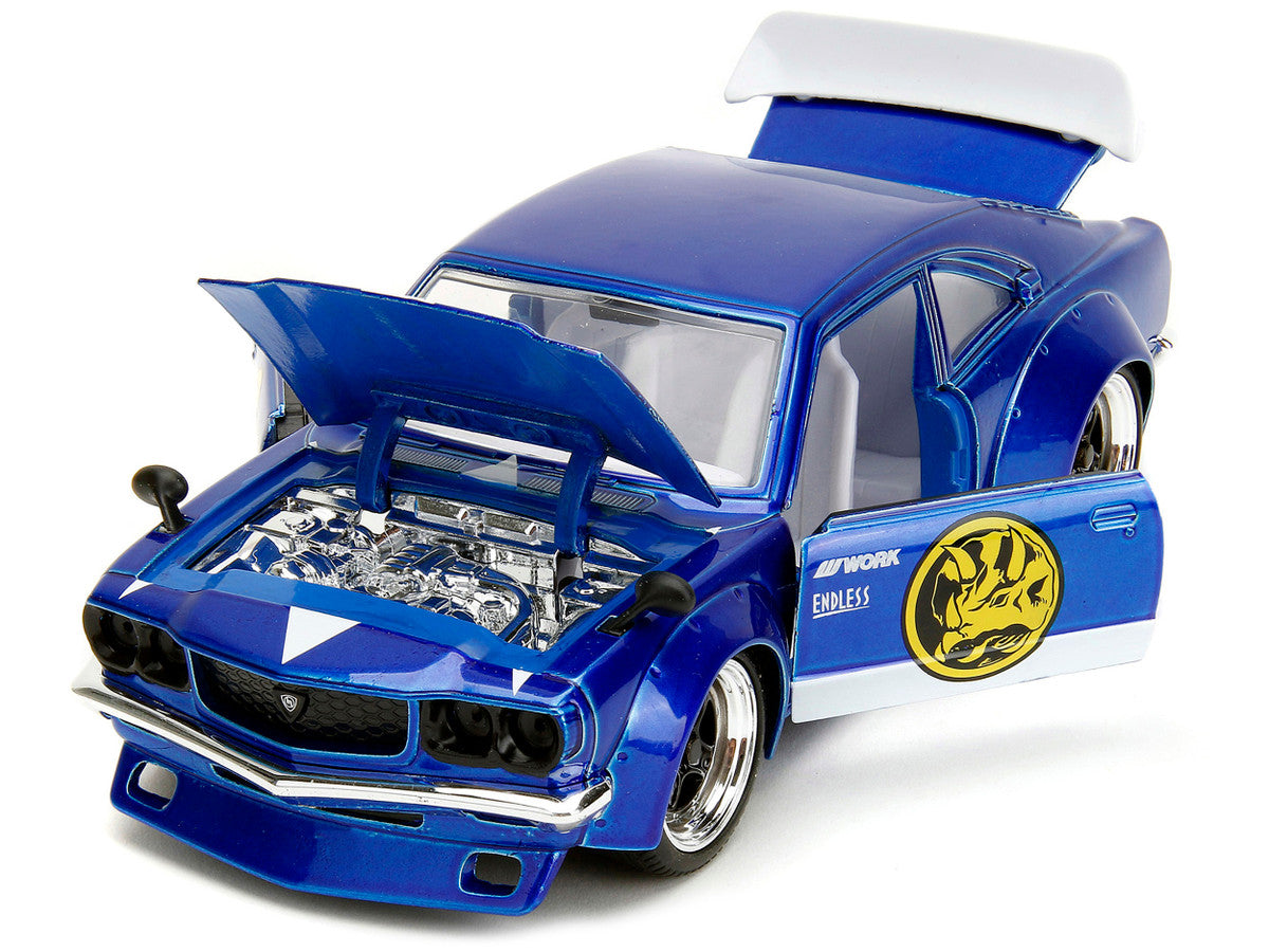 Jada1/24 1974 マツダRX-3 スカイライン2000GT-R Miniatura Carro Mazda RX-3 1974 JDM Tuners - 1:24 - Jada Toys