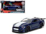 1:32 2016 Ford Mustang GT -- Navy w/White Stripes -- Fast & Furious JADA
