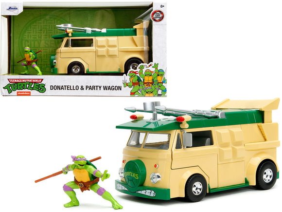 1:24 Donatello w/ Party Wagon -- Teenage Mutant Ninja Turtles -- JADA