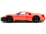 1:24 2017 Ford GT -- Light Red Metallic w/ Black Stripe -- JADA: Pink Slips