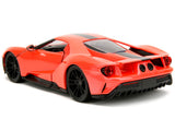 1:24 2017 Ford GT -- Light Red Metallic w/ Black Stripe -- JADA: Pink Slips