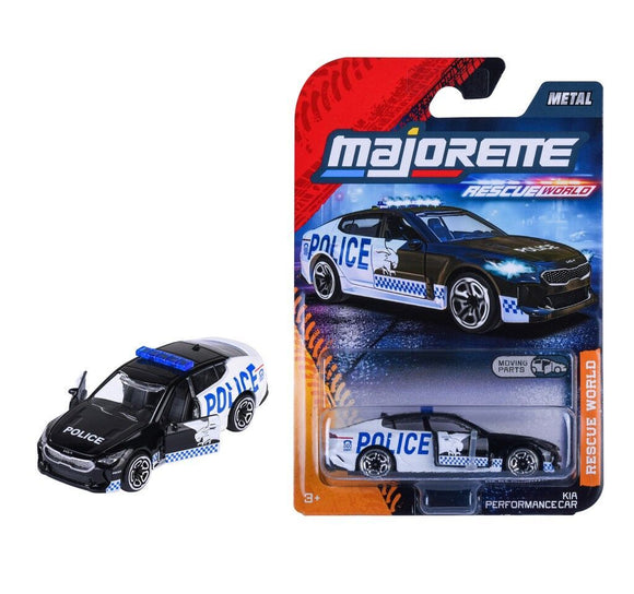 1:64 Kia Stinger -- NSW Police Force -- Majorette: Rescue World