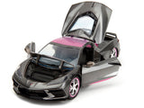 1:24 2020 Chevrolet Corvette Stingray -- Grey/Pink -- JADA: Pink Slips