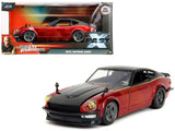 1:24 1972 Datsun 240Z -- Black / Red Metallic -- Fast & Furious X JADA