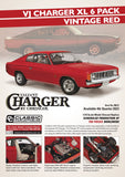 (Pre-Order) 1:18 Chrysler Valiant VJ Charger XL 6 Pack -- Vintage Red -- Classic Carlectables