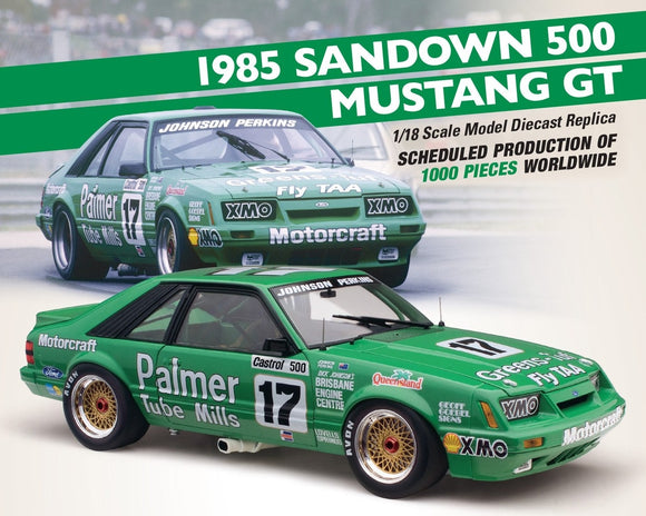 (Pre-Order) 1:18 1985 Dick Johnson Sandown 500 --  Ford Mustang GT -- Classic Carlectables