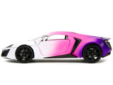 1:24 Lykan Hypersport -- White Pink & Purple Gradient -- JADA: Pink Slips