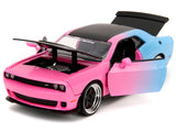 1:24 2015 Dodge Challenger SRT Hellcat -- Pink/Blue -- JADA: Pink Slips