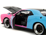 1:24 2015 Dodge Challenger SRT Hellcat -- Pink/Blue -- JADA: Pink Slips